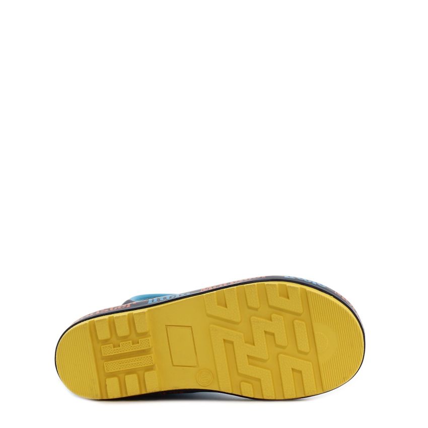 Wink - RB Monster kék bélelt baba gumicsizma