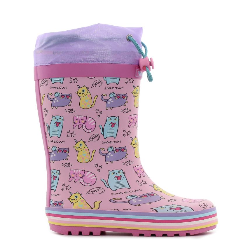 Wink - Aqqo - Meow rózsaszín baba gumicsizma