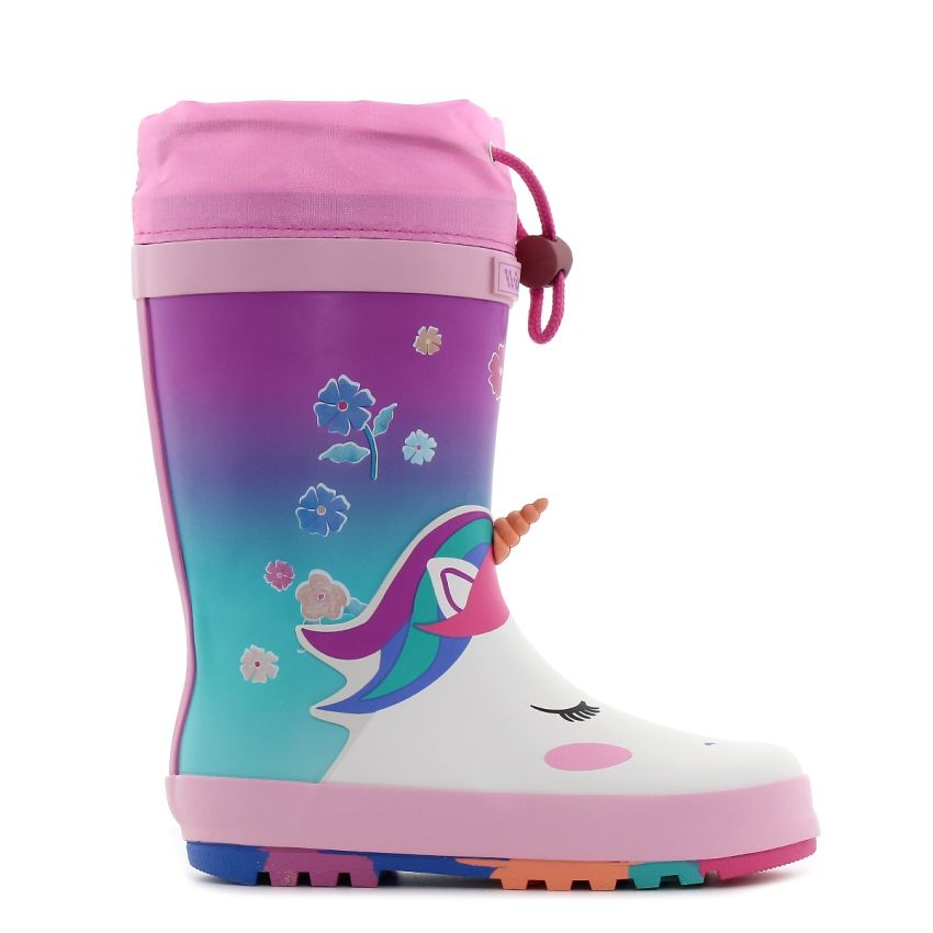 Wink - Aqqo - Unicorn rózsaszín baba gumicsizma