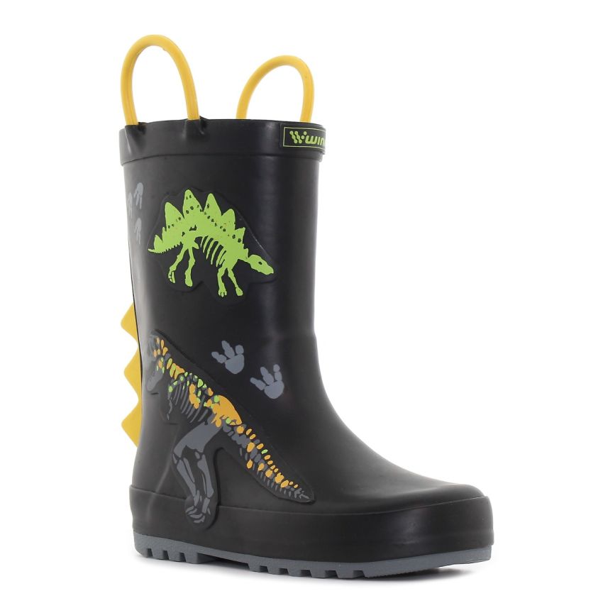 Wink - Aqqo - Fossil fekete gyerek gumicsizma