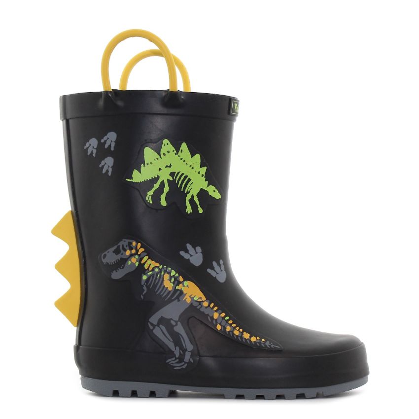 Wink - Aqqo - Fossil fekete gyerek gumicsizma