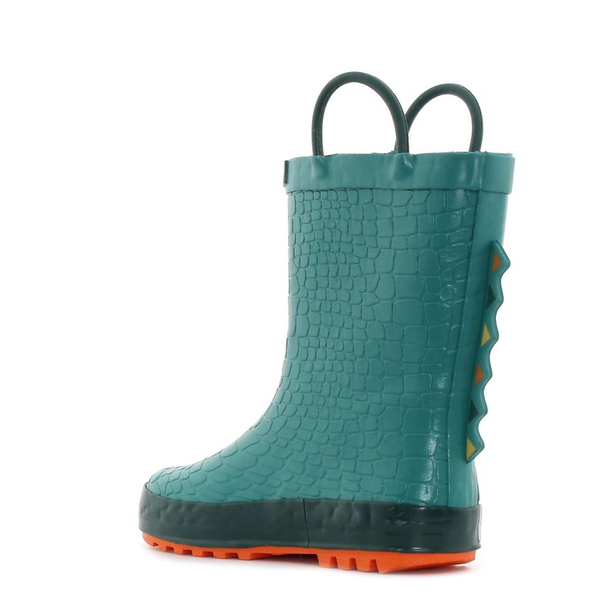 Wink - Aqqo - Aligator sötétzöld baba gumicsizma