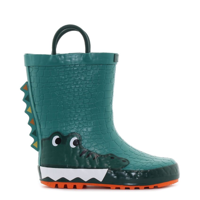 Wink - Aqqo - Aligator sötétzöld gyerek gumicsizma