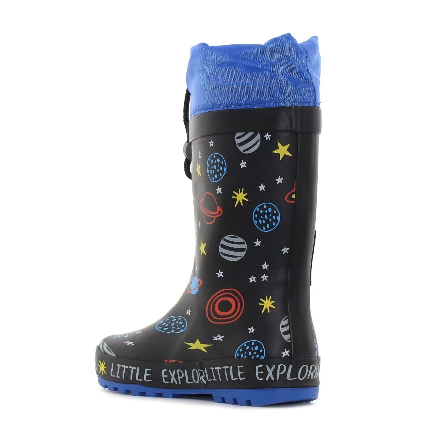 Wink - Aqqo - Little Explorer fekete baba gumicsizma