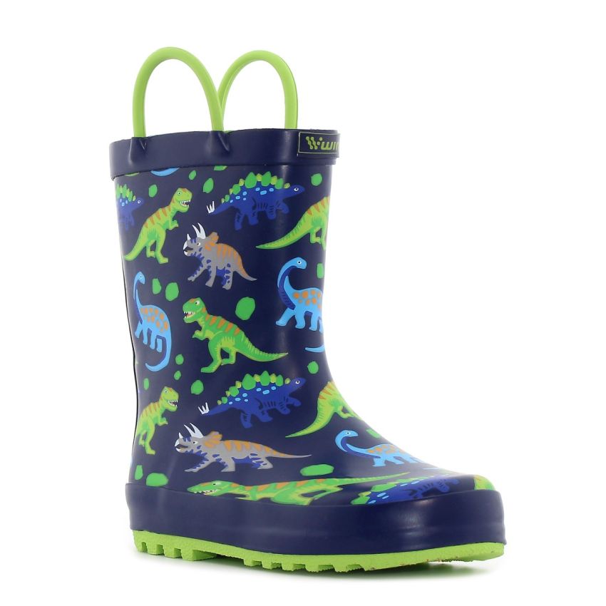 Wink - Aqqo - Prehistoric sötétkék gyerek gumicsizma