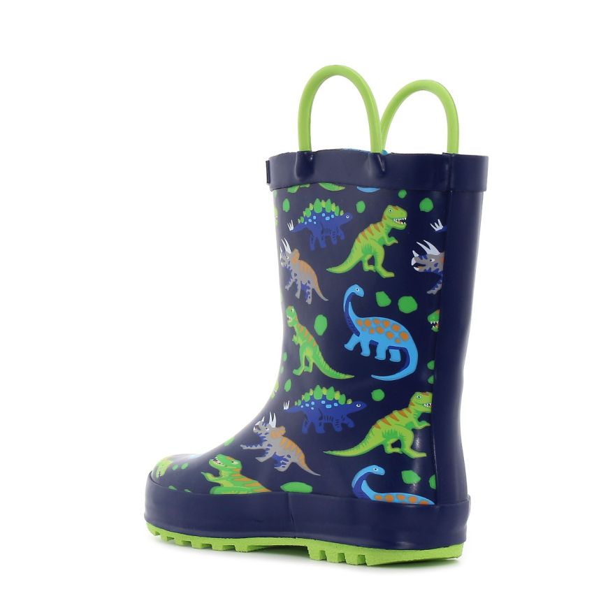 Wink - Aqqo - Prehistoric sötétkék gyerek gumicsizma