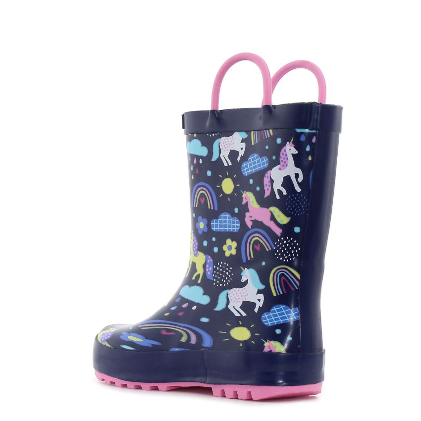 Wink - Aqqo - Rainbow sötétkék gyerek gumicsizma