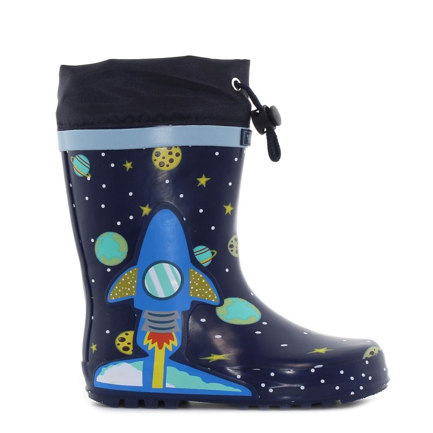 Wink - Aqqo - Starship sötétkék baba gumicsizma