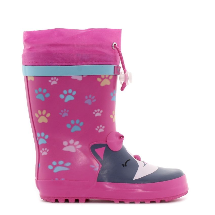 Wink - Aqqo - Paws rózsaszín gyerek gumicsizma