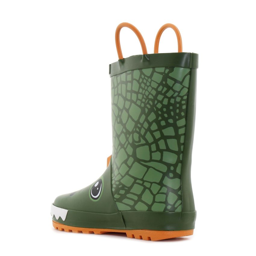 Wink - Aqqo - Crocco zöld bélelt baba gumicsizma