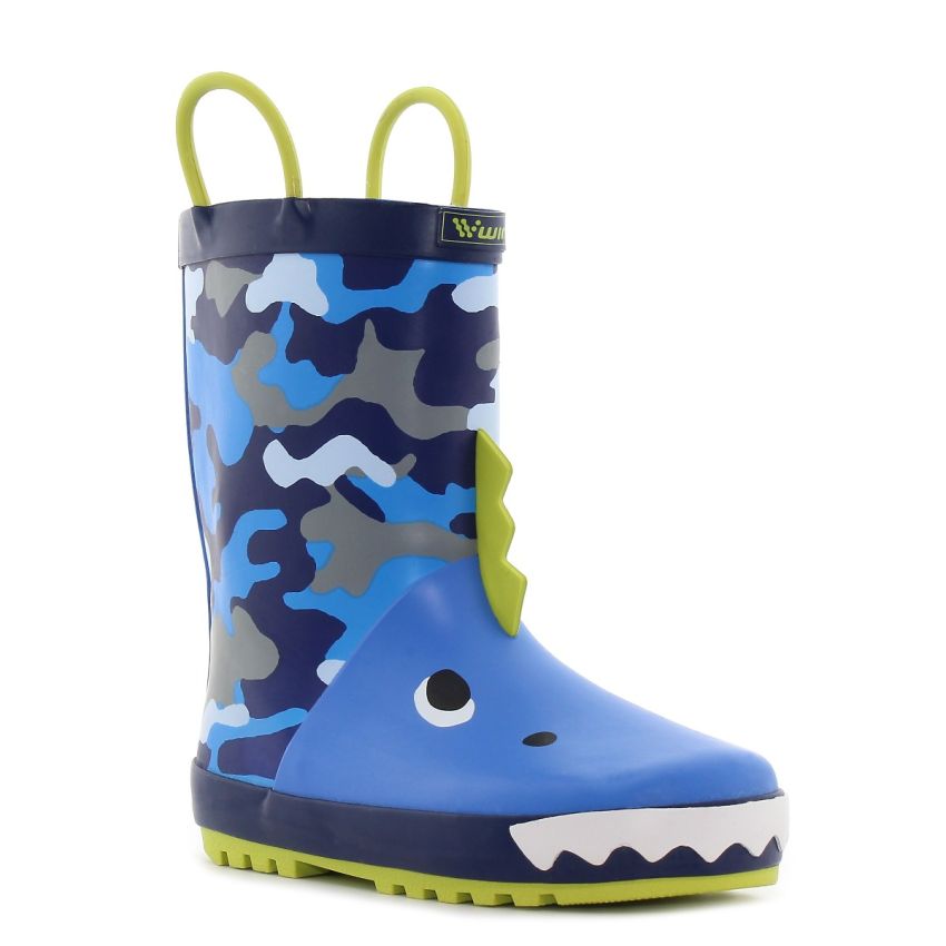 Wink - Aqqo - Crocco kék bélelt gyerek gumicsizma