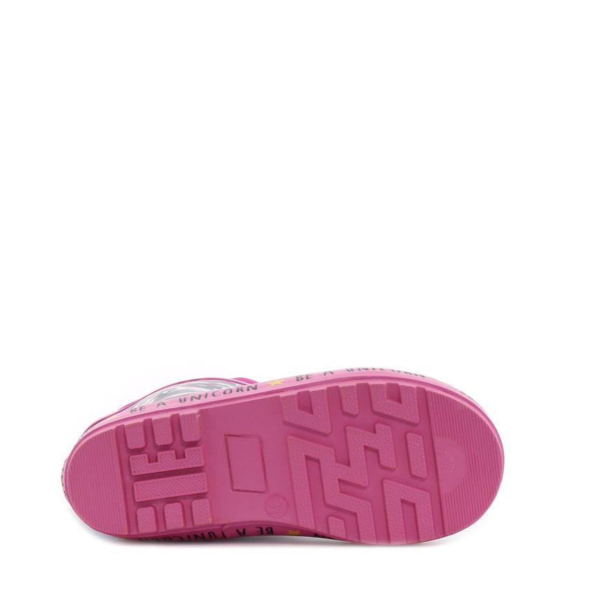 Wink - Aqqo - Unikornis sötétkék bélelt gyerek gumicsizma