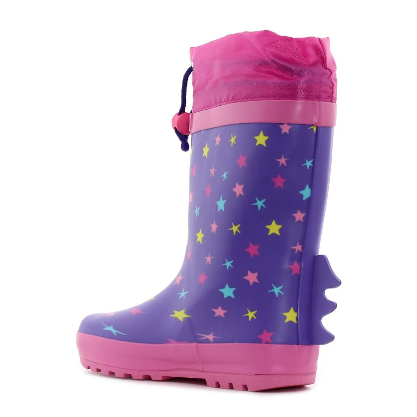 Wink - Aqqo - Unikornis lila bélelt baba gumicsizma