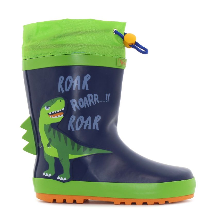 Wink - Aqqo - Roar sötétkék bélelt baba gumicsizma