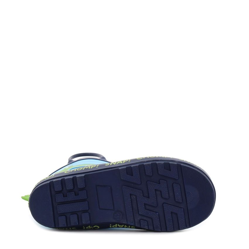 Wink - Aqqo - Aligator világoskék bélelt gyerek gumicsizma