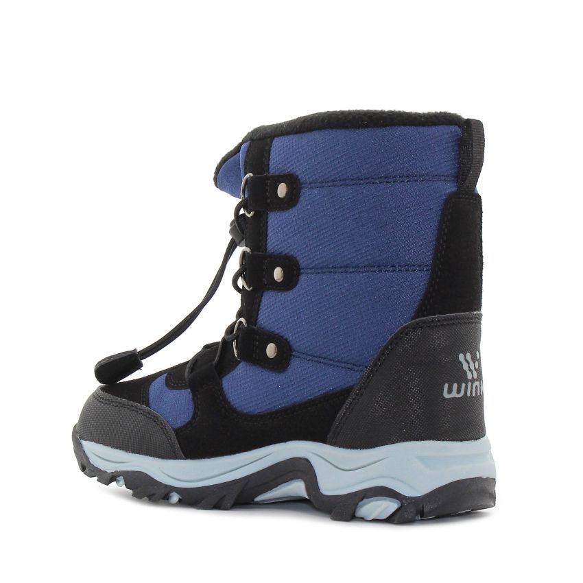 Wink - Uceni vízlepergető sötétkék gyerek bakancs