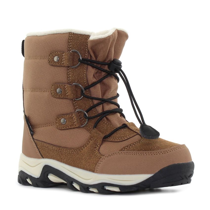 Wink - Uceni vízlepergető barna gyerek bakancs