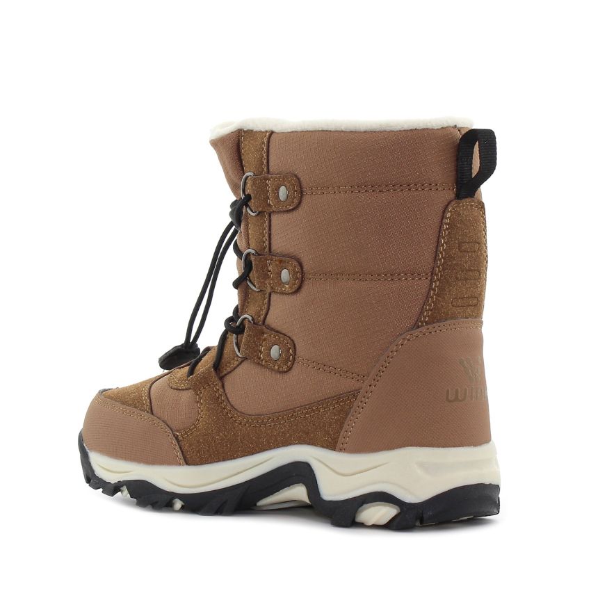 Wink - Uceni vízlepergető barna gyerek bakancs