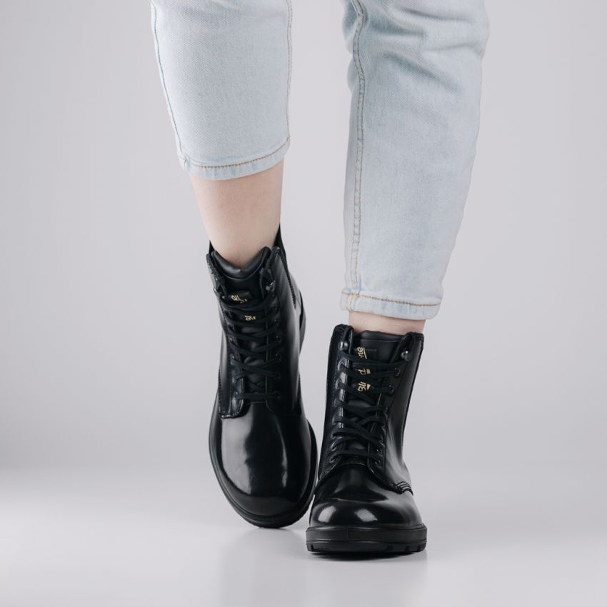 Blundstone fekete bőr bakancs