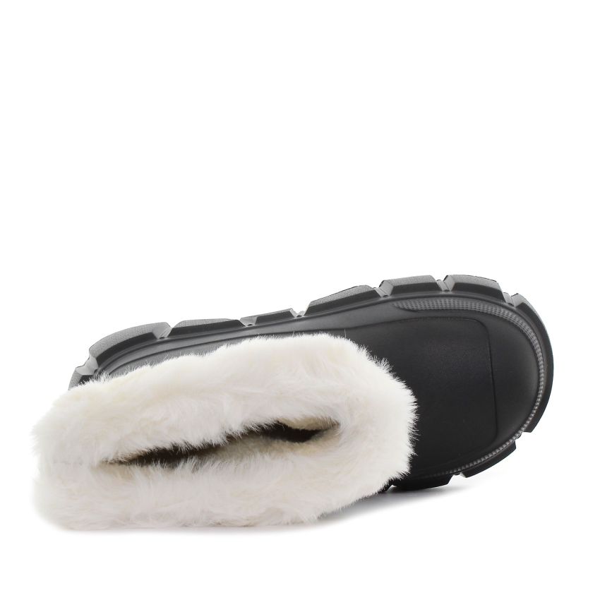 Wink - Pluvia fekete női bélelt bokacsizma