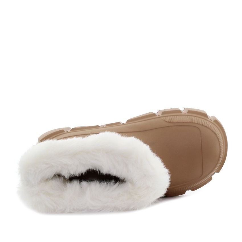 Wink - Pluvia barna női bélelt bokacsizma