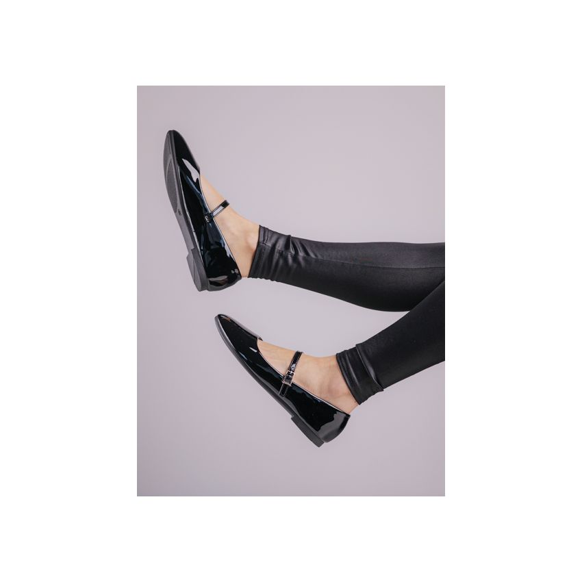 Yolera - Barbe fekete női cipő