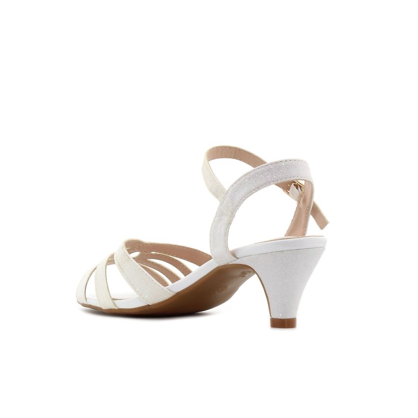 Yolera - Sara fehér női magassarkú