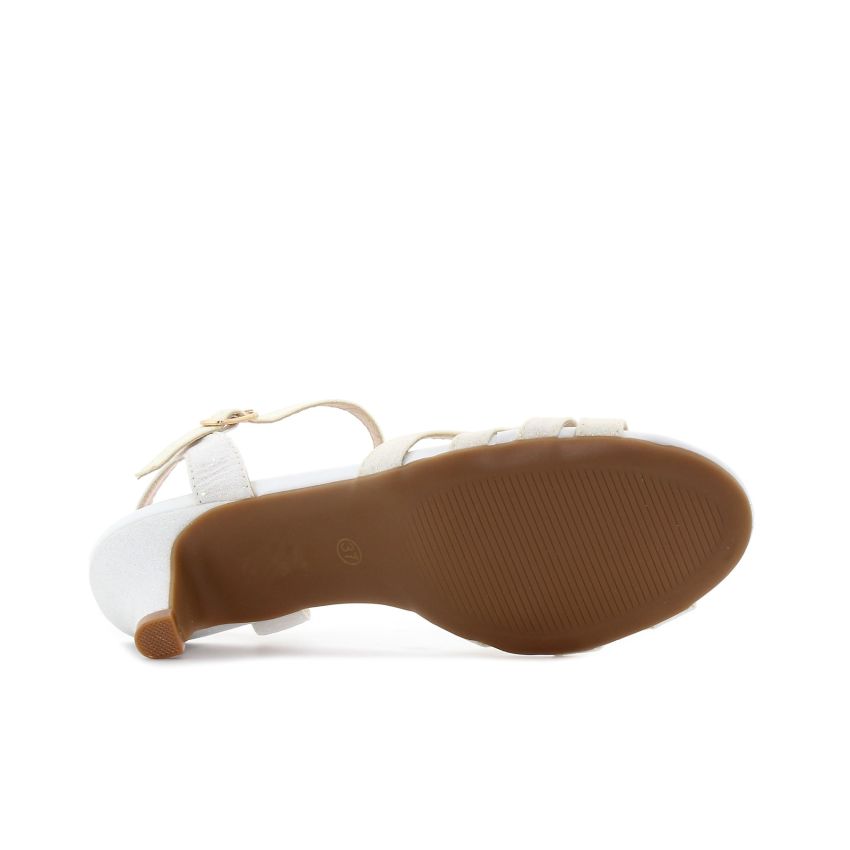 Yolera - Sara fehér női magassarkú