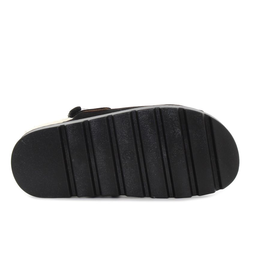 Yolera - Zuzan fekete női papucs