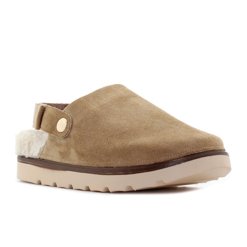 Yolera - Zuzan barna női papucs