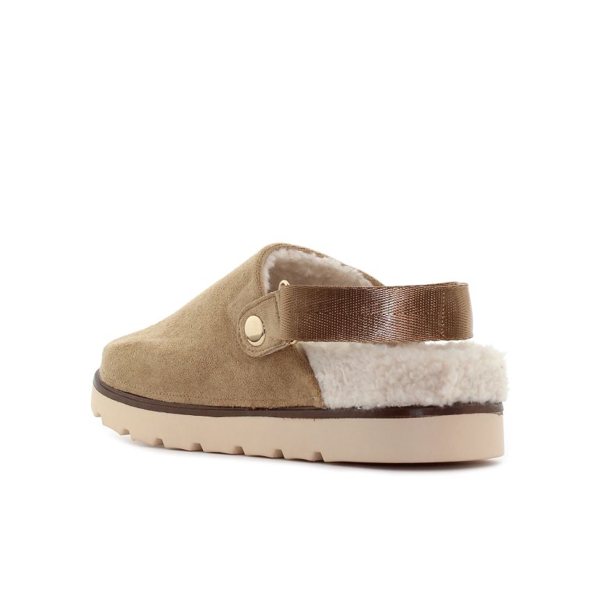 Yolera - Zuzan barna női papucs