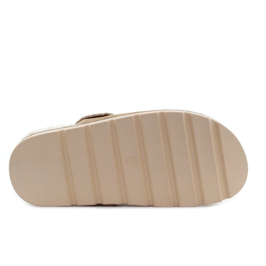 Yolera - Zuzan barna női papucs