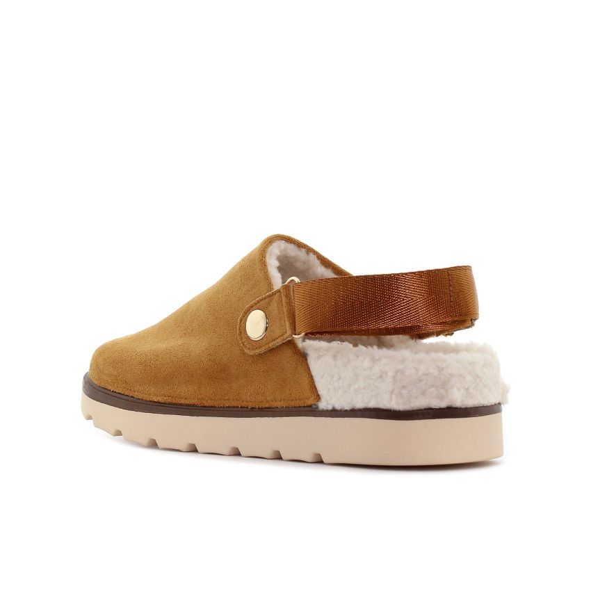 Yolera - Zuzan barna női papucs