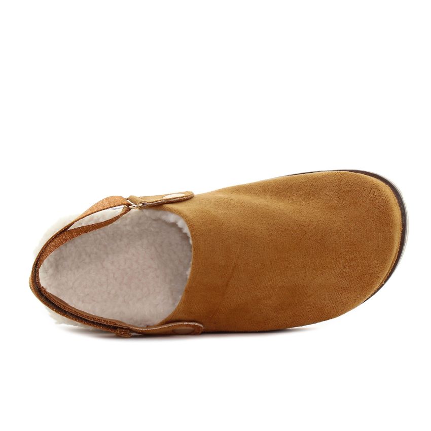 Yolera - Zuzan barna női papucs