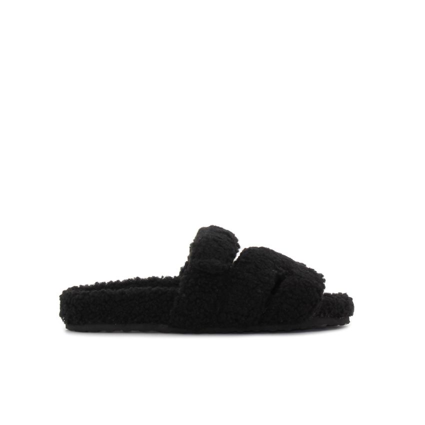 Yolera - Lazy fekete női papucs