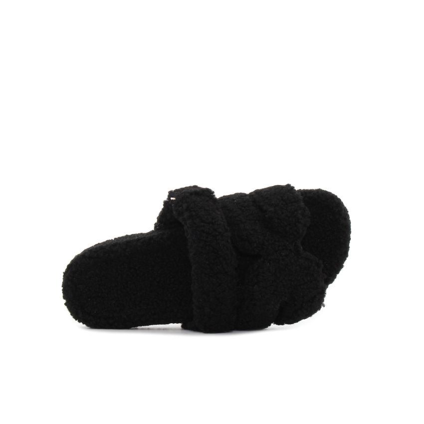 Yolera - Lazy fekete női papucs