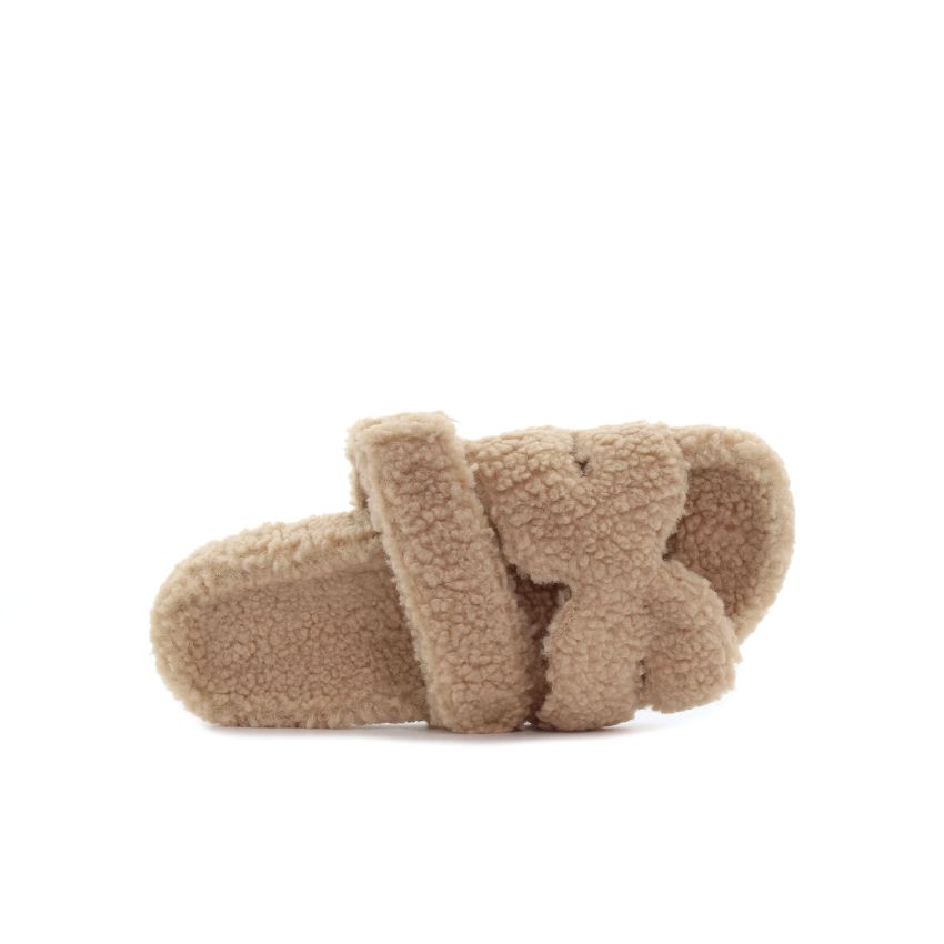 Yolera - Lazy bézs női papucs