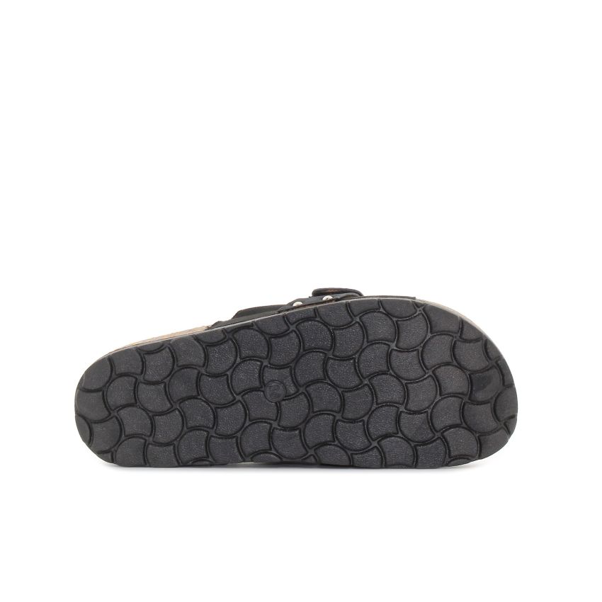 Yolera - Angela fekete női papucs