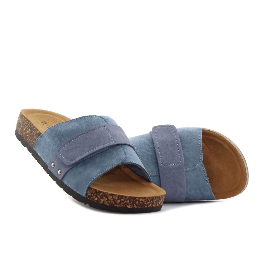Yolera - Angela kék női papucs