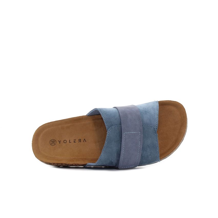 Yolera - Angela kék női papucs