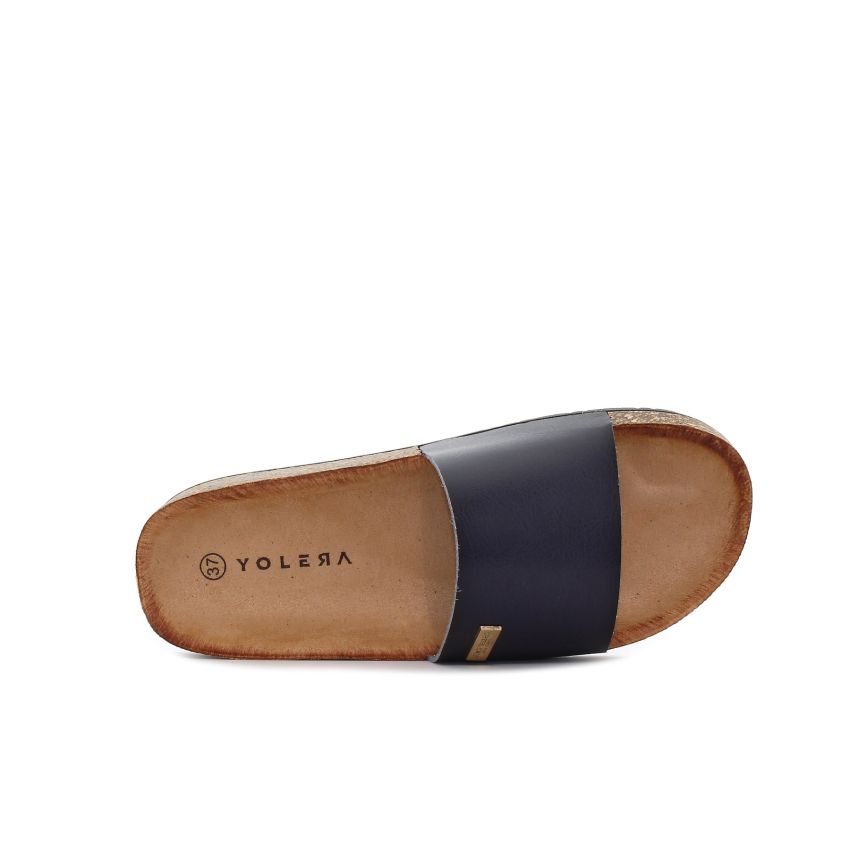 Yolera - Primo Valerio sötétkék női papucs