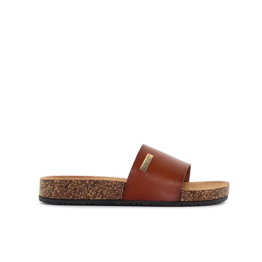 Yolera - Primo Valerio barna női papucs