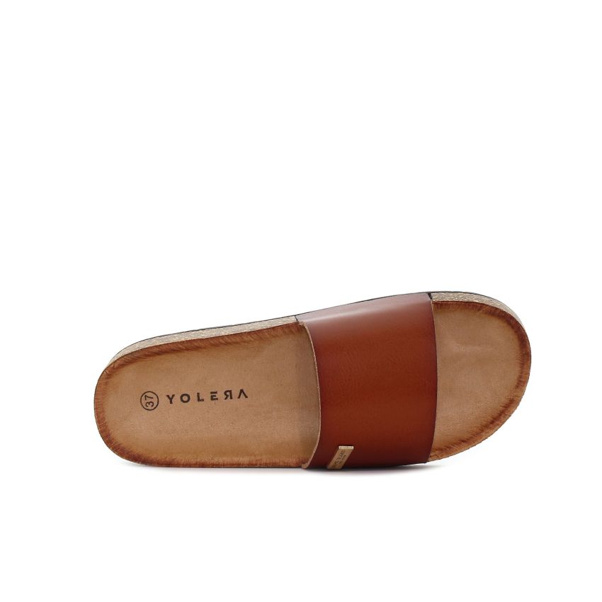 Yolera - Primo Valerio barna női papucs