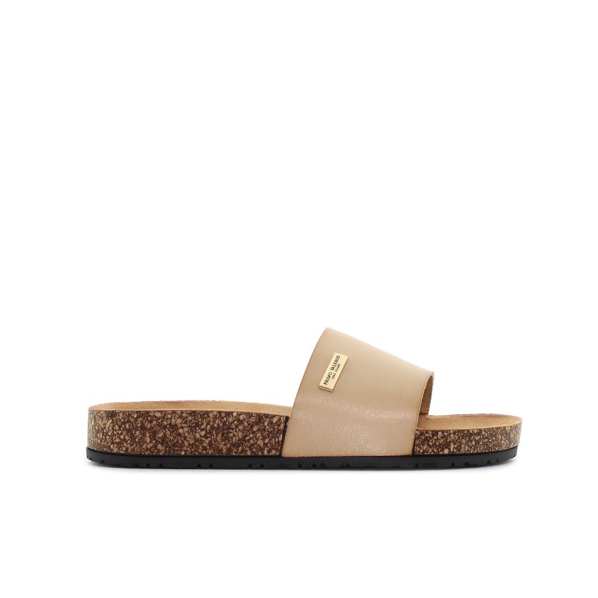 Yolera - Primo Valerio bézs női papucs