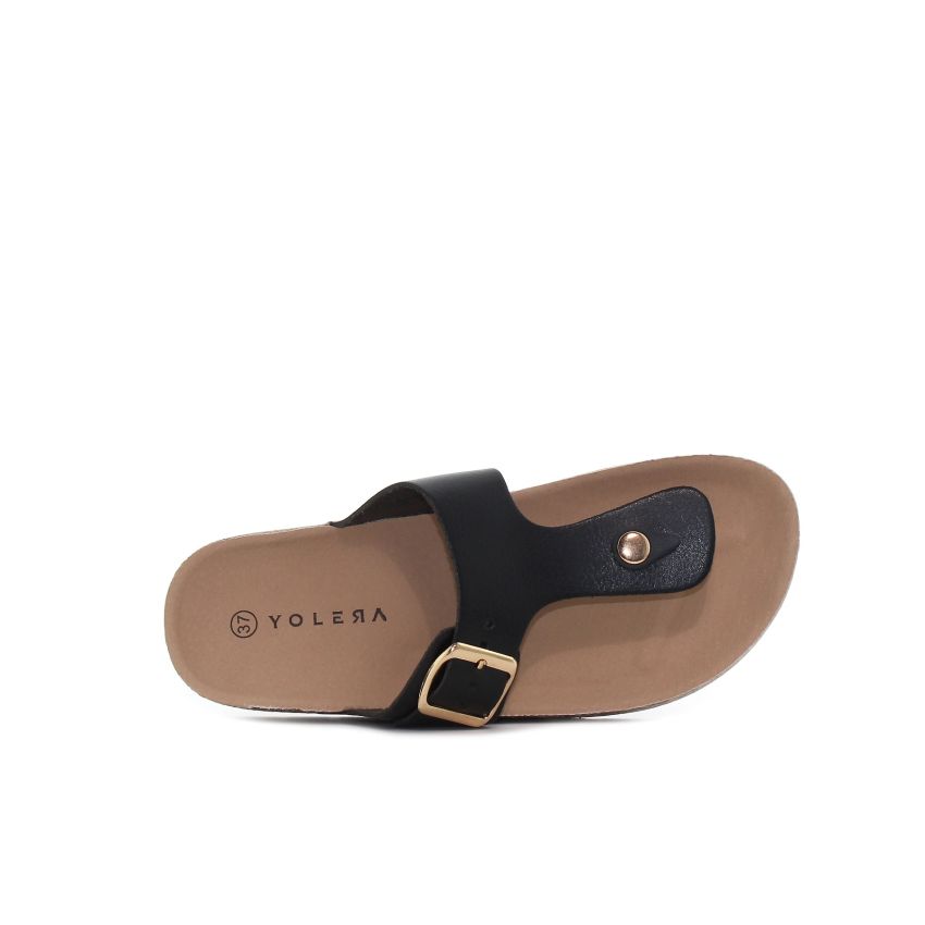 Yolera - Viona fekete női papucs