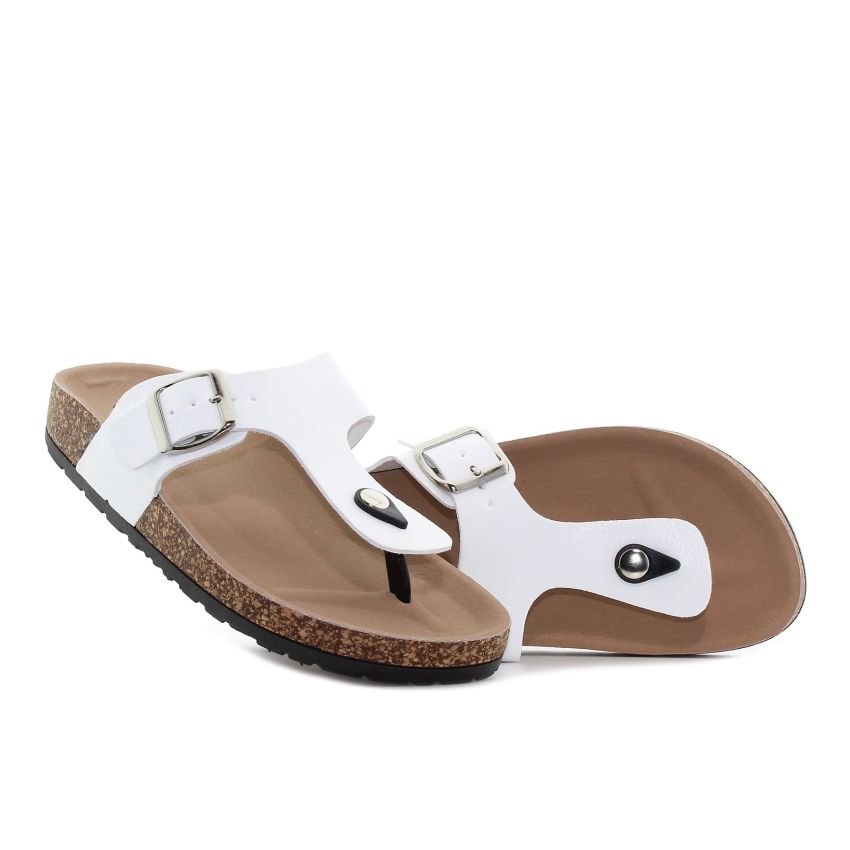 Yolera - Viona fehér női papucs