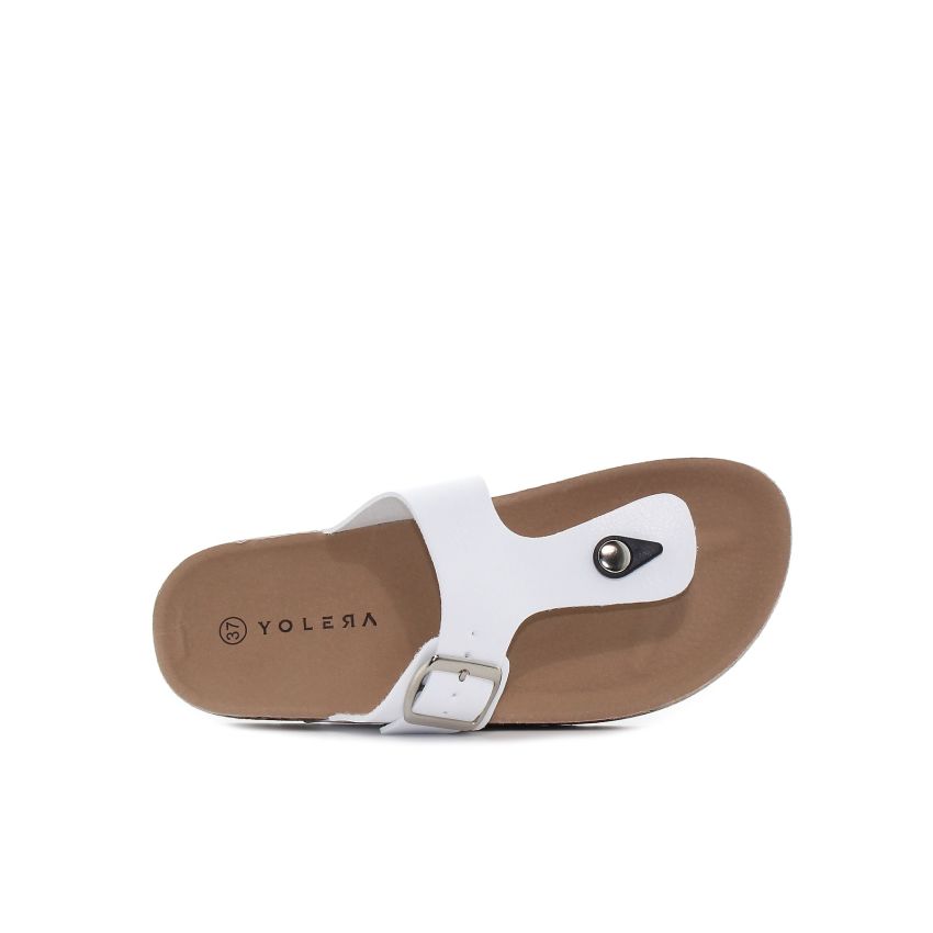 Yolera - Viona fehér női papucs