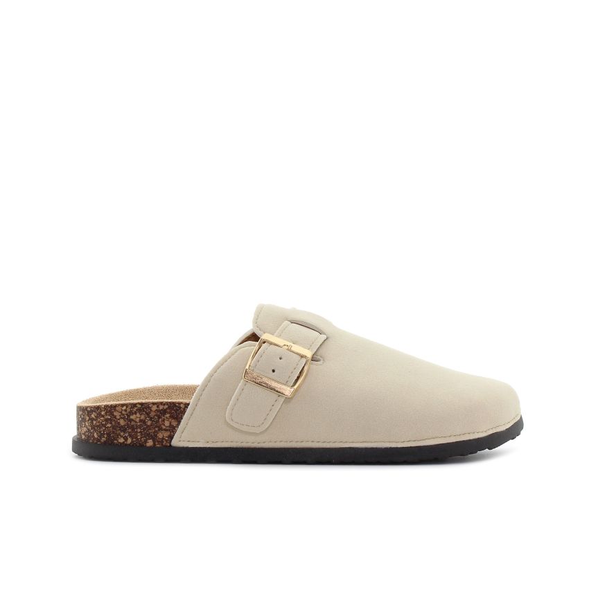 Yolera - Kloe bézs női papucs