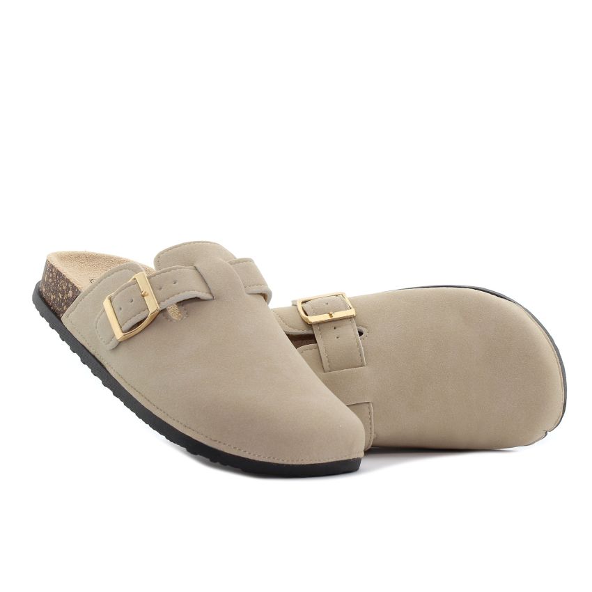 Yolera - Kloe bézs női papucs