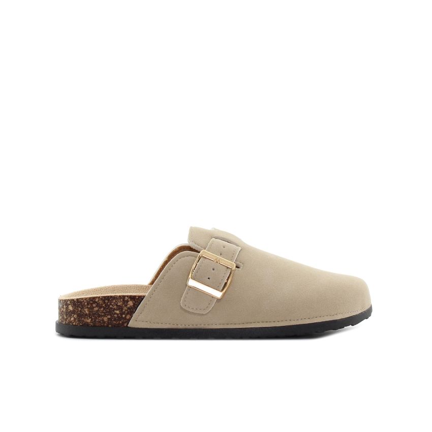 Yolera - Kloe bézs női papucs